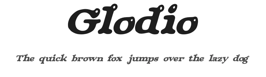 Glodio by Ilyas Yasin — Serif Font