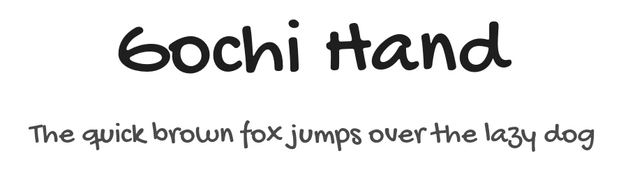Gochi Hand by Juan Pablo del Peral — Script Handwritten Font