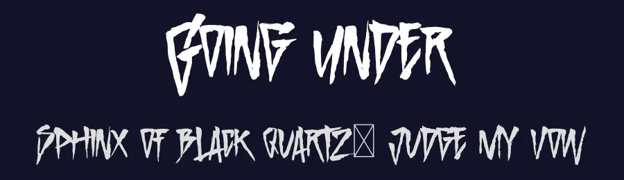 Going Under by Anang Fibriy | CornerType Std Indonesia — Script Handwritten Font — thumbnail 2