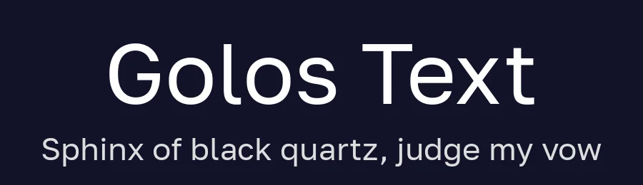 Golos Text by A.Korolkova, Vitaly Kuzmin — Sans Serif Font — thumbnail 2