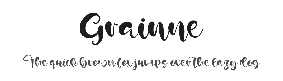 Grainne by Staircase Studio — Script Handwritten Font
