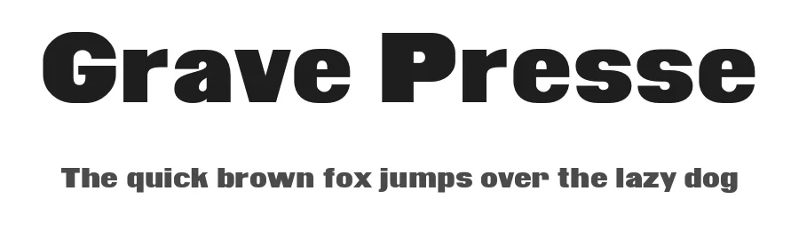 Grave Presse
