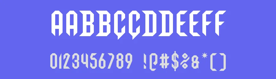 Grimoire Of Death by GGBotNet — Display Font — thumbnail 3