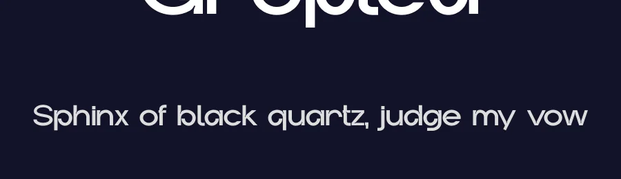 Gropled by Daniyar Sharipov — Sans Serif Font — thumbnail 2