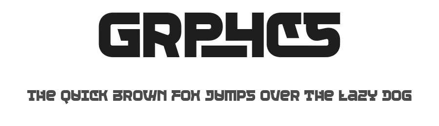 Grphcs by Jarnawi Saja — Display Font