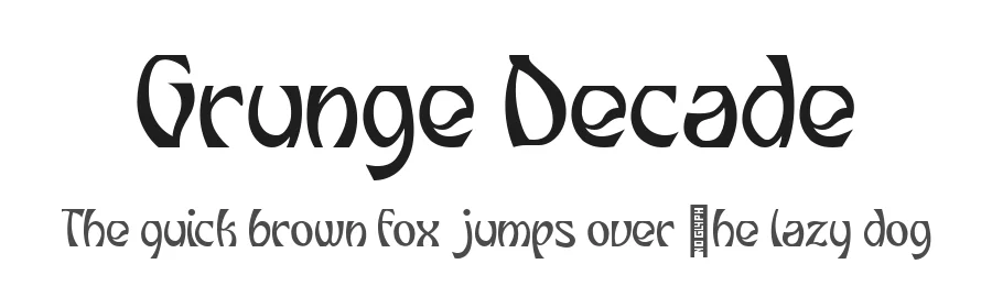 Grunge Decade by Ny Indrayana — Display Font