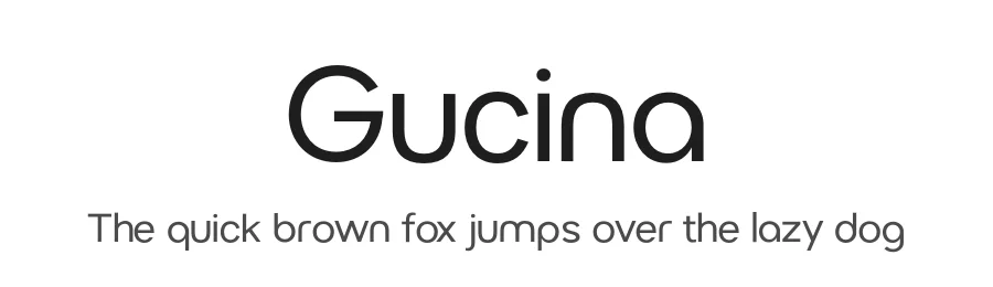 Gucina by By Abdul Artega — Sans Serif Font