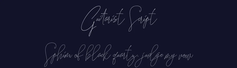 Guitarist Script by Deniz86 — Script Handwritten Font — thumbnail 2