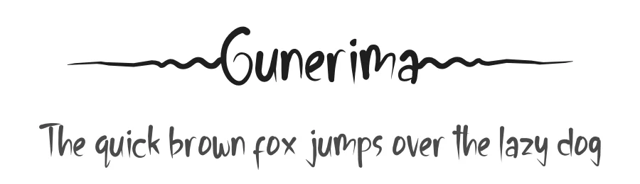 Gunerima by AHMAD FASHIHULLISAN — Script Handwritten Font