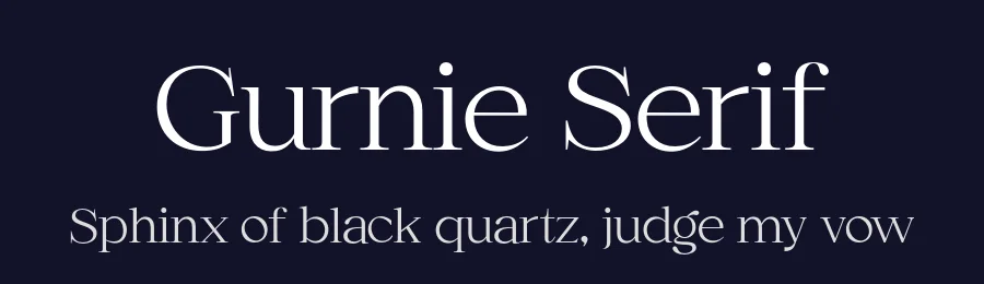 Gurnie Serif by By Abdul Artega — Serif Font — thumbnail 2