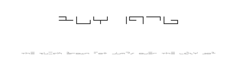 Guy 1976 by Rory King — Display Font