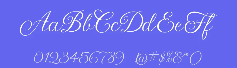 Gwendolyn by Robert E. Leuschke — Script Handwritten Font — thumbnail 3