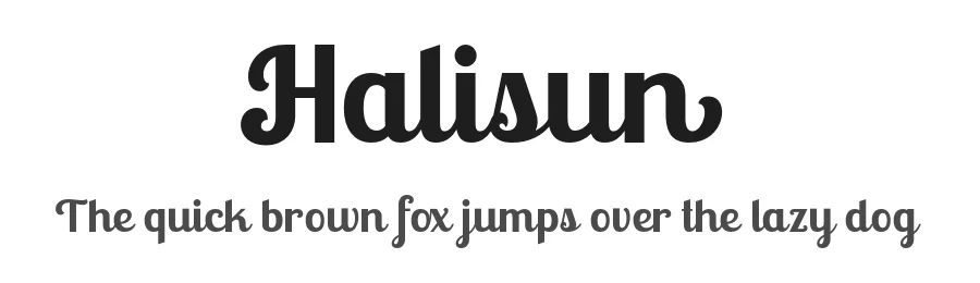 Halisun by Lettersweet — Script Handwritten Font