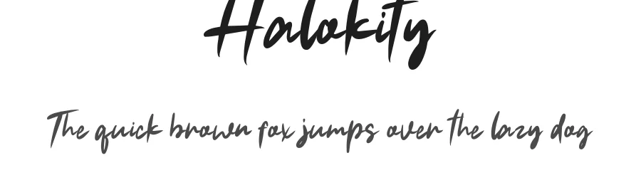 Halokity by Lettersweet — Script Handwritten Font