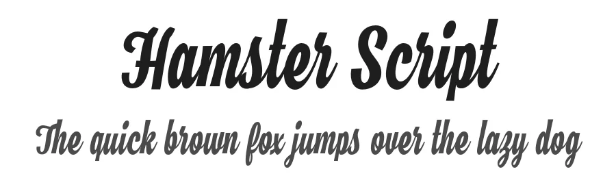 Hamster Script by Artimasa — Script Handwritten Font