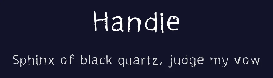 Handie — Script Handwritten Font — thumbnail 2