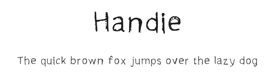 Handie — Script Handwritten Font