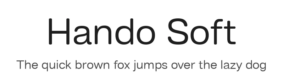 Hando Soft by Eko Bimantara — Sans Serif Font
