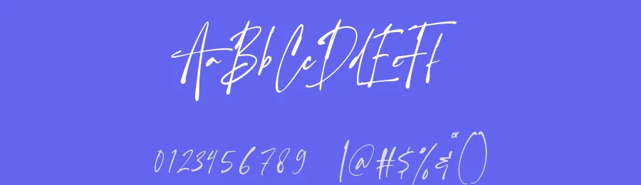 Handsetting Script by Muhamad Yusron  Billah — Script Handwritten Font — thumbnail 3
