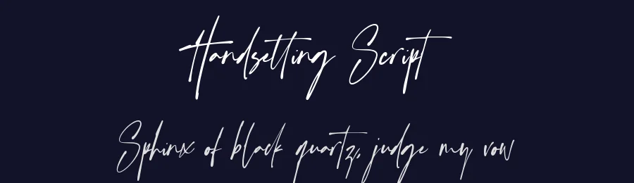 Handsetting Script by Muhamad Yusron  Billah — Script Handwritten Font — thumbnail 2