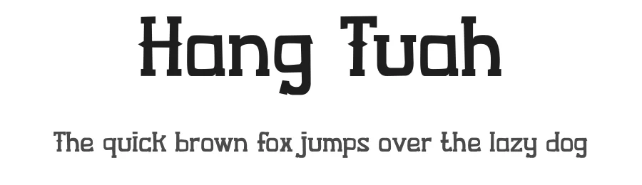 Hang Tuah by PINISIART TEAM — Display Font