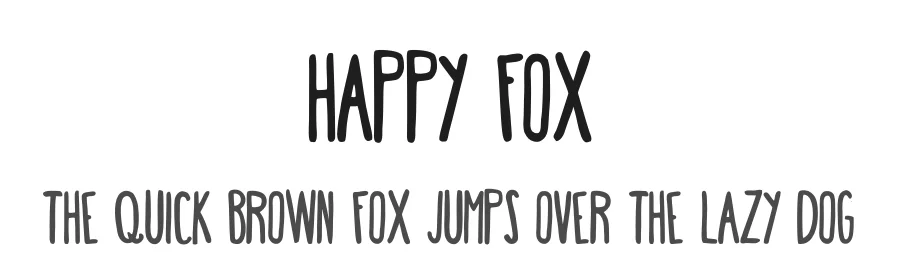 Happy Fox — Script Handwritten Font