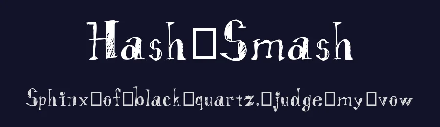 Hash Smash — Script Handwritten Font — thumbnail 2