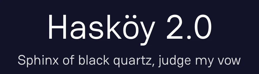 Hasköy 2.0 by Ertekin Erdin — Sans Serif Font — thumbnail 2