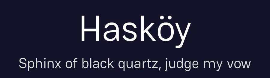 Hasköy by Ertekin Erdin — Sans Serif Font — thumbnail 2