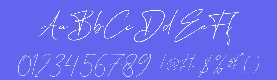 Hathem Bosteem Script by Muhammad Farhan Sholeh Ramadhika — Script Handwritten Font — thumbnail 3