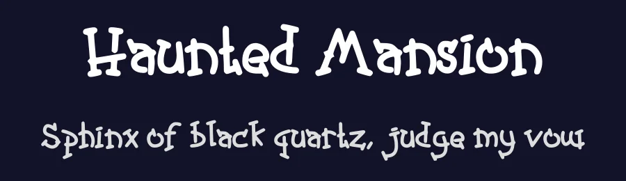 Haunted Mansion — Script Handwritten Font — thumbnail 2
