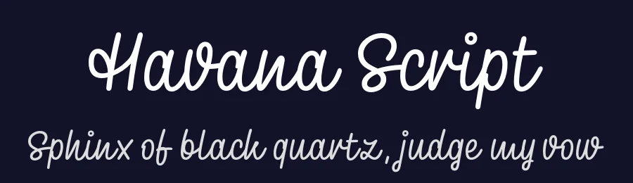 Havana Script by Joanna Angulska — Script Handwritten Font — thumbnail 2