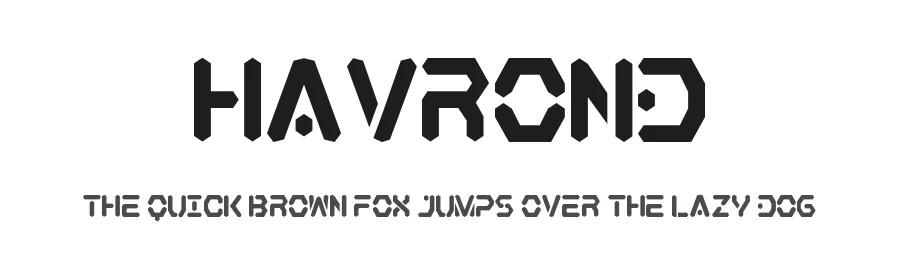 Havrond by Naashir Mubarok — Display Font