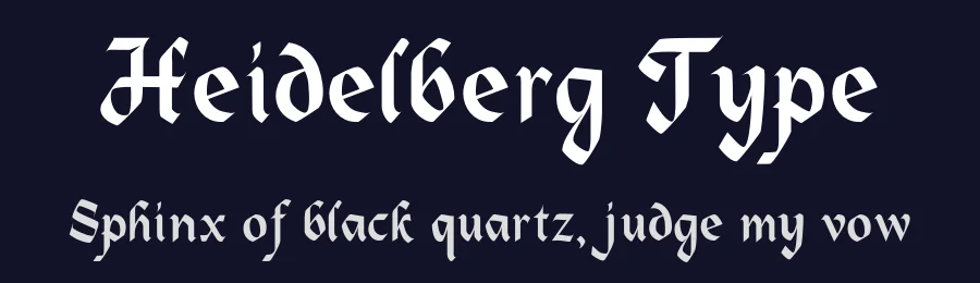 Heidelberg Type — Script Handwritten Font — thumbnail 2