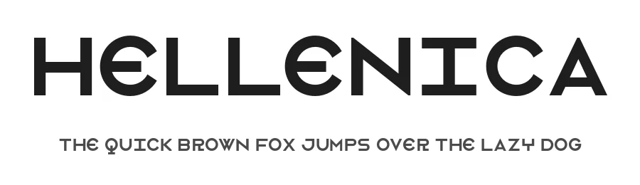 Hellenica by George Triantafyllakos — Display Font