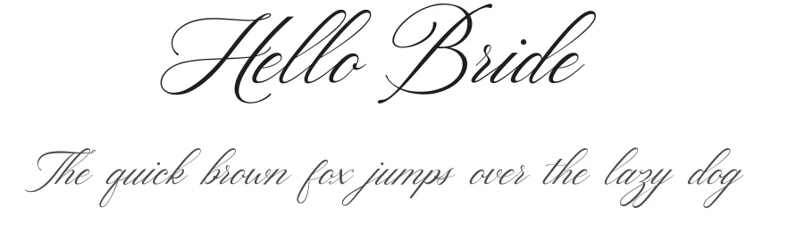 Hello Bride by 50Fox Studio — Script Handwritten Font