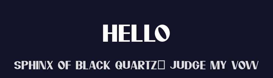 Hello — Sans Serif Font — thumbnail 2