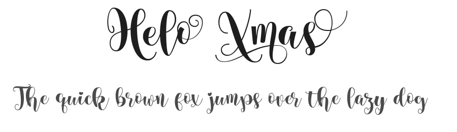 Helo Xmas by Gilar Studio — Script Handwritten Font