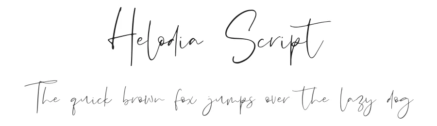 Helodia Script by AwanStudio — Script Handwritten Font