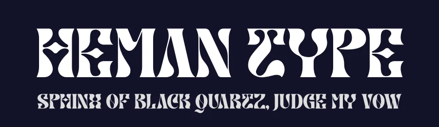 Heman Type by Heru Utama Putra — Display Font — thumbnail 2