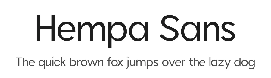 Hempa Sans by By Abdul Artega — Sans Serif Font
