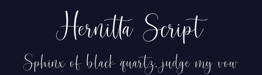 Hernitta Script by Ef Studio - Luthfi Fauzi — Script Handwritten Font — thumbnail 2