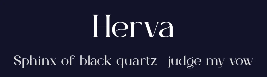 Herva — Display Font — thumbnail 2
