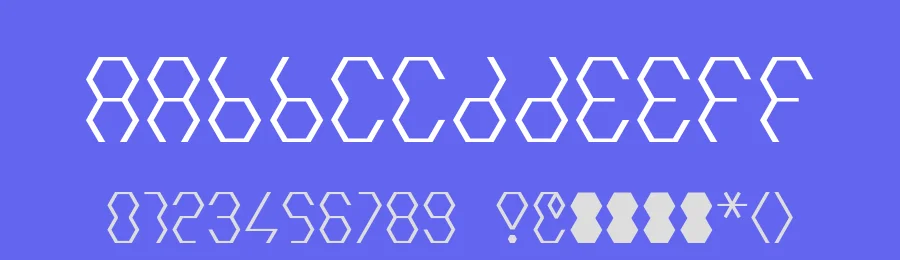 Hexcore by GGBotNet — Display Font — thumbnail 3