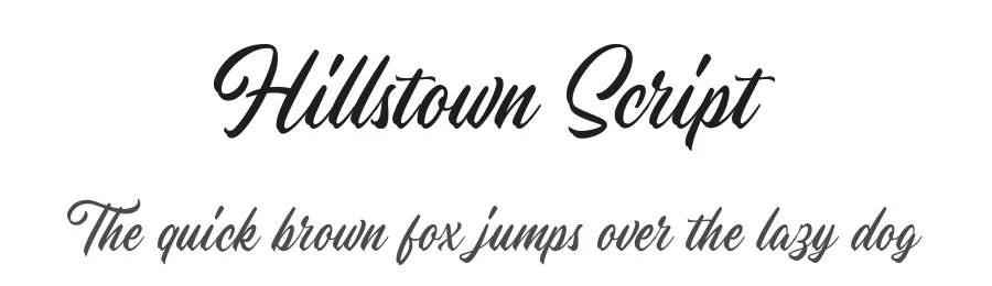 Hillstown Script by Letterhend Studio — Script Handwritten Font