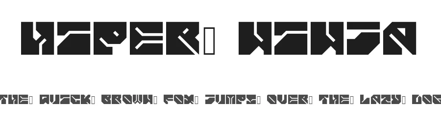 Hiper Ninja — Display Font