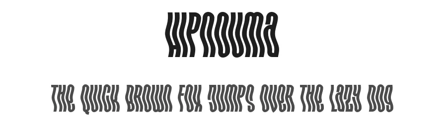 Hipnouma by Ahmad Ramzi Fahruddin — Display Font