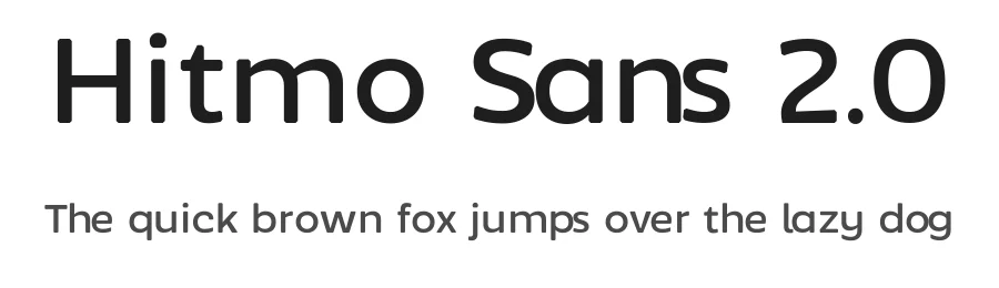 Hitmo Sans 2.0 by Julio Cesar β Sans Serif Font