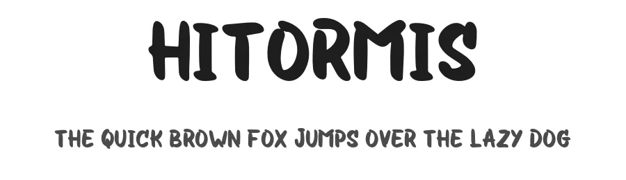 Hitormis by forberas — Script Handwritten Font