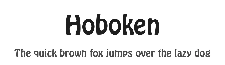 Hoboken — Sans Serif Font
